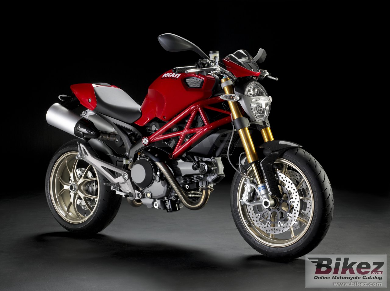 Big Ducati monster 1100s picture and wallpaper from Bikez.com